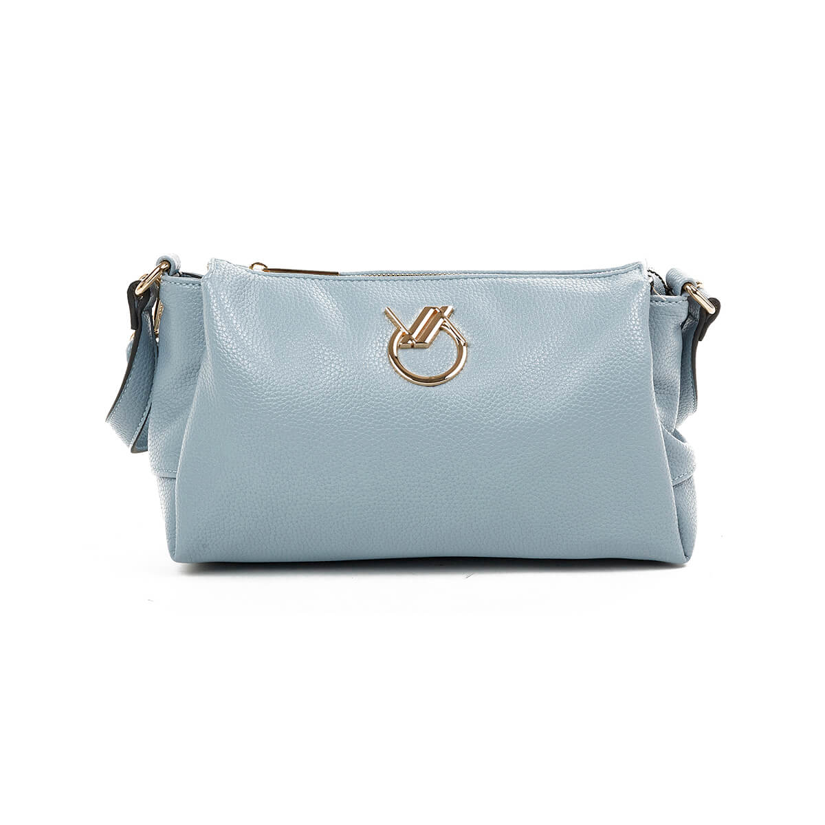 Verde Γυναικεία Τσάντα Ώμου 16-7251 Ανοιχτό Μπλε