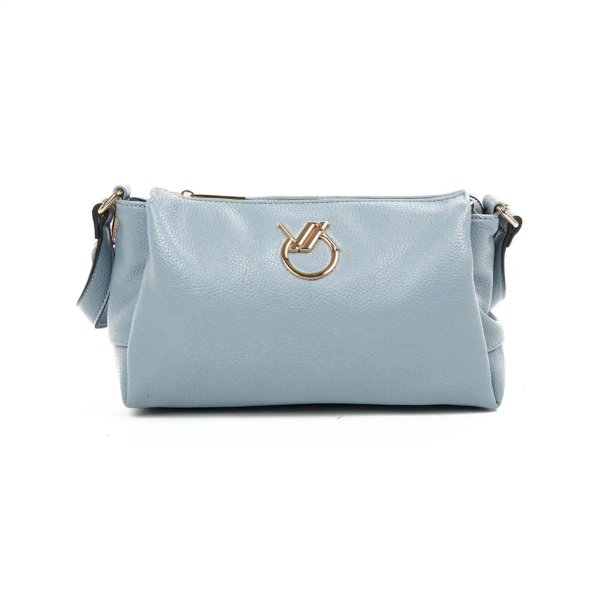 Verde Γυναικεία Τσάντα Ώμου 16-7251 Ανοιχτό Μπλε