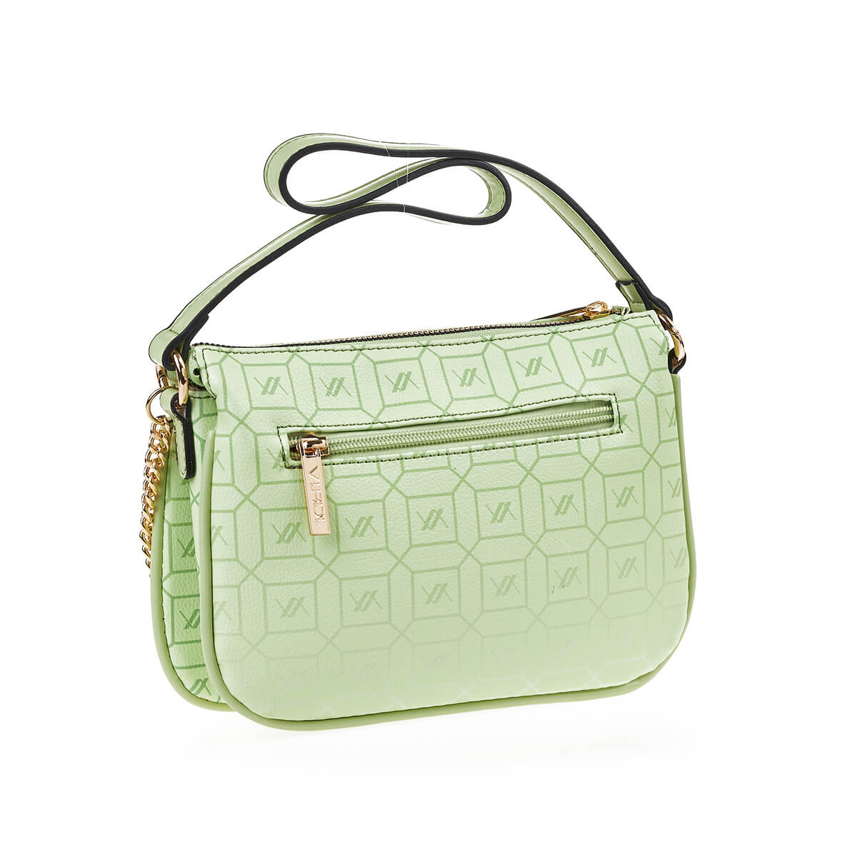 Verde Γυναικεία Τσάντα Χιαστί 16-7254 Λάιμ