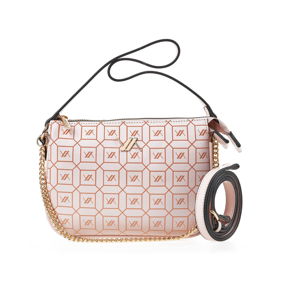 Verde Γυναικεία Τσάντα Χιαστί 16-7254 Πορτοκαλί