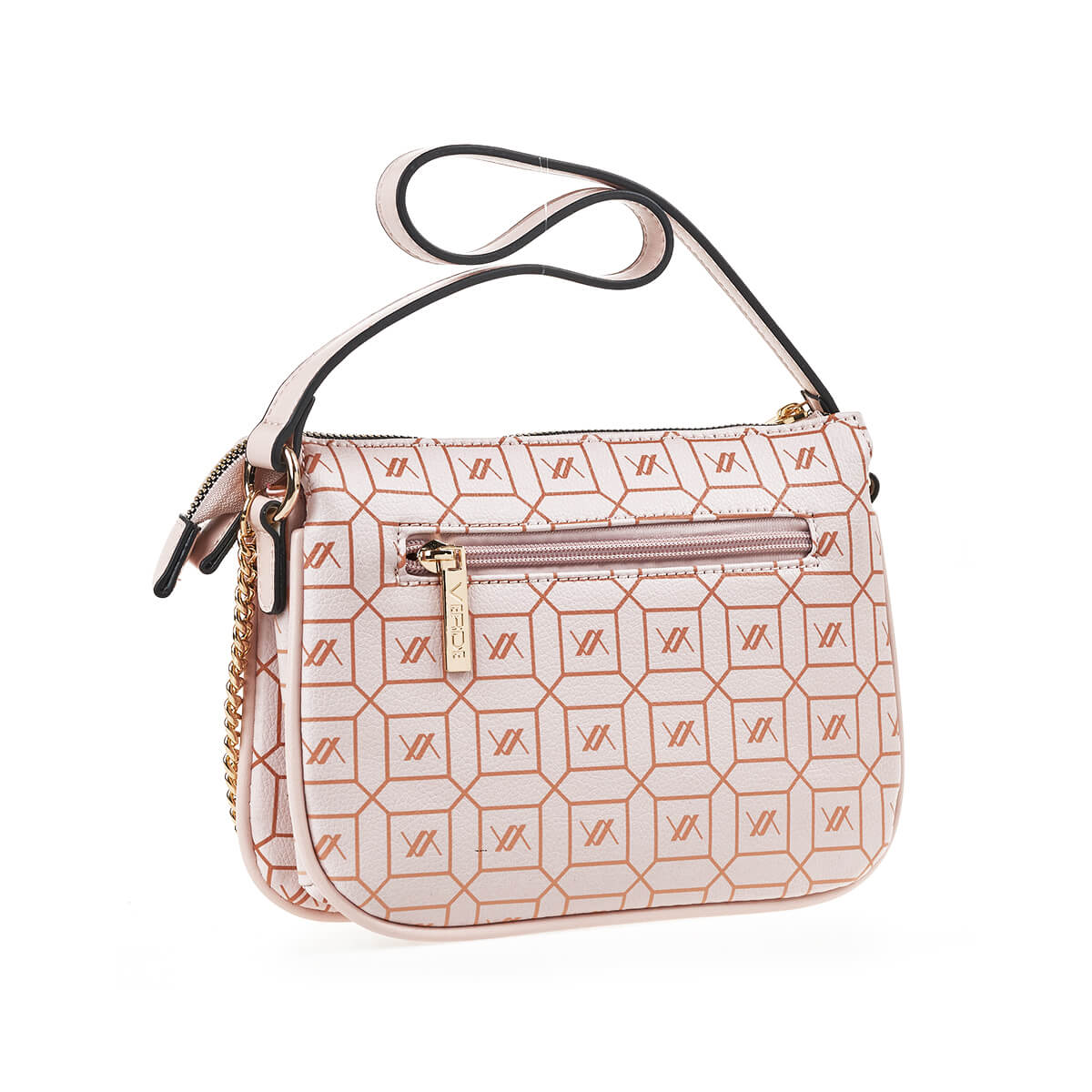 Verde Γυναικεία Τσάντα Χιαστί 16-7254 Πορτοκαλί