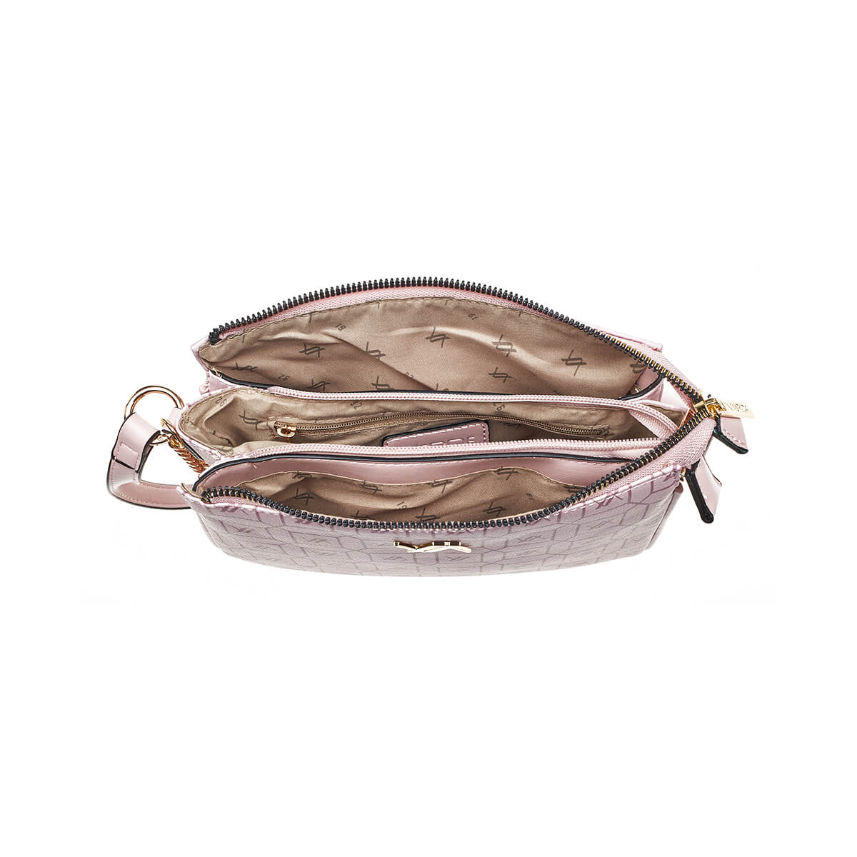 Verde Γυναικεία Τσάντα Χιαστί 16-7254 Πορτοκαλί