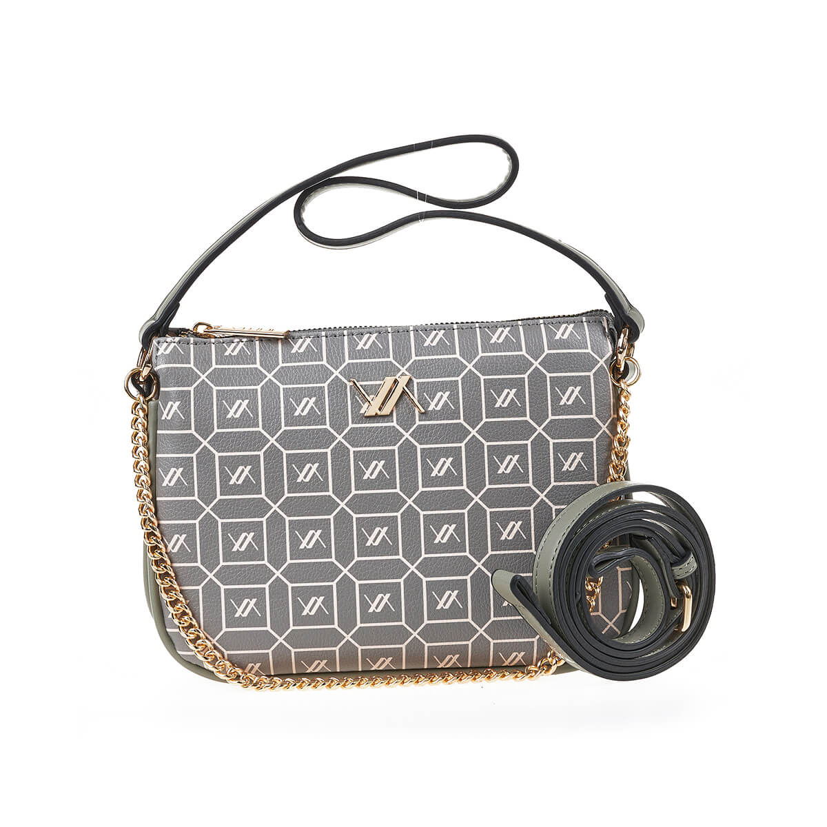 Verde Γυναικεία Τσάντα Χιαστί 16-7254 Πούρου