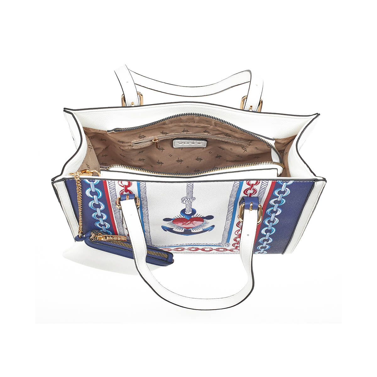 Verde Γυναικεία Τσάντα Ώμου 16-7256 Σκούρο Μπλε