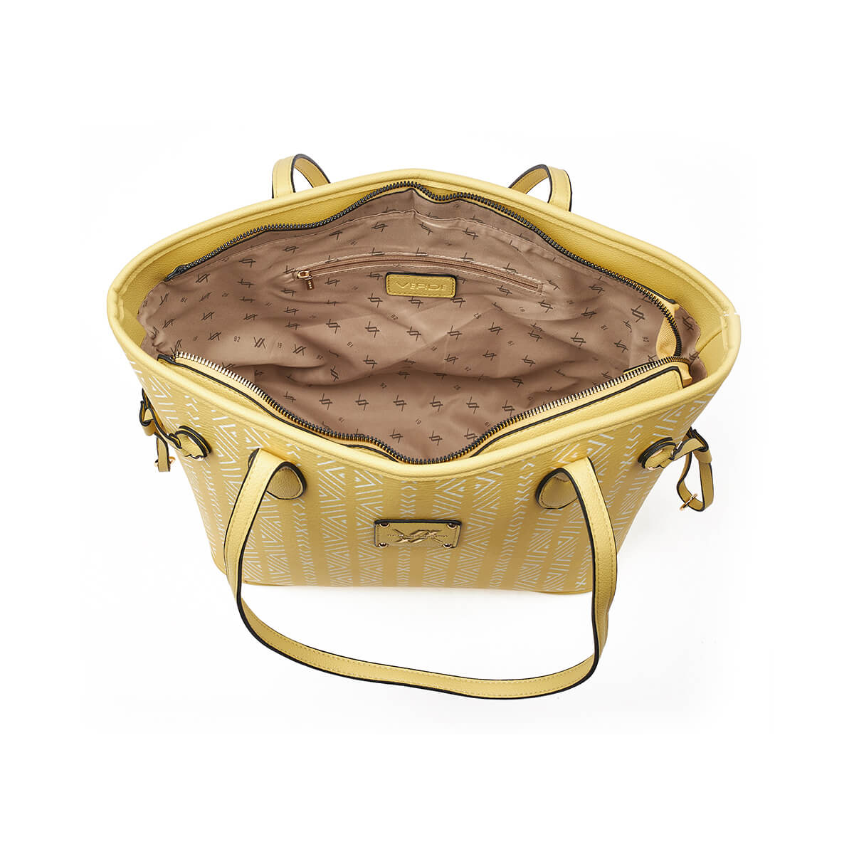 Verde Γυναικεία Τσάντα Ώμου 16-7260 Κίτρινο