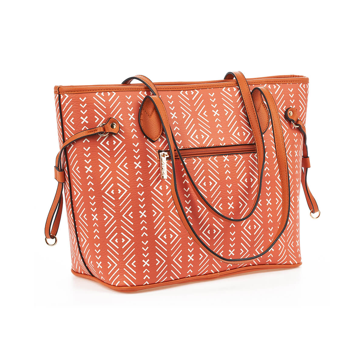 Verde Γυναικεία Τσάντα Ώμου 16-7260 Πορτοκαλί