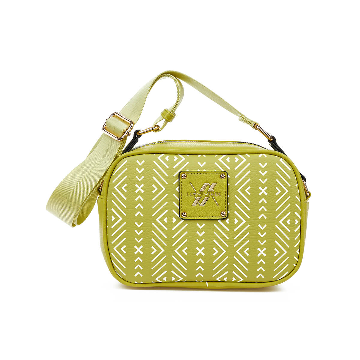 Verde Γυναικεία Τσάντα Χιαστί 16-7262 Λάιμ