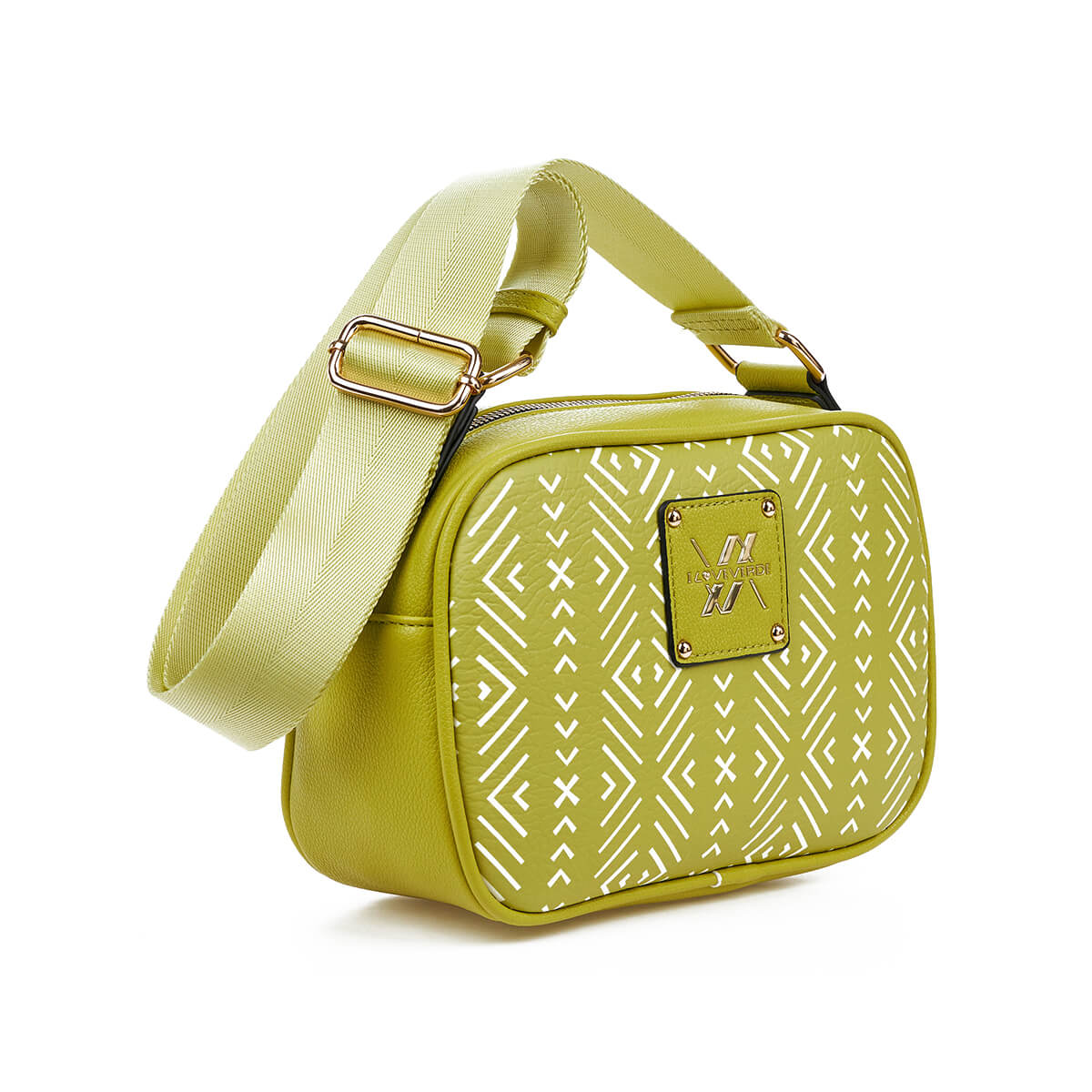 Verde Γυναικεία Τσάντα Χιαστί 16-7262 Λάιμ