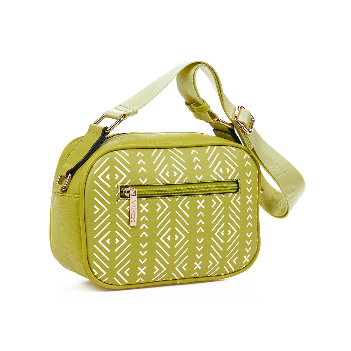 Verde Γυναικεία Τσάντα Χιαστί 16-7262 Λάιμ