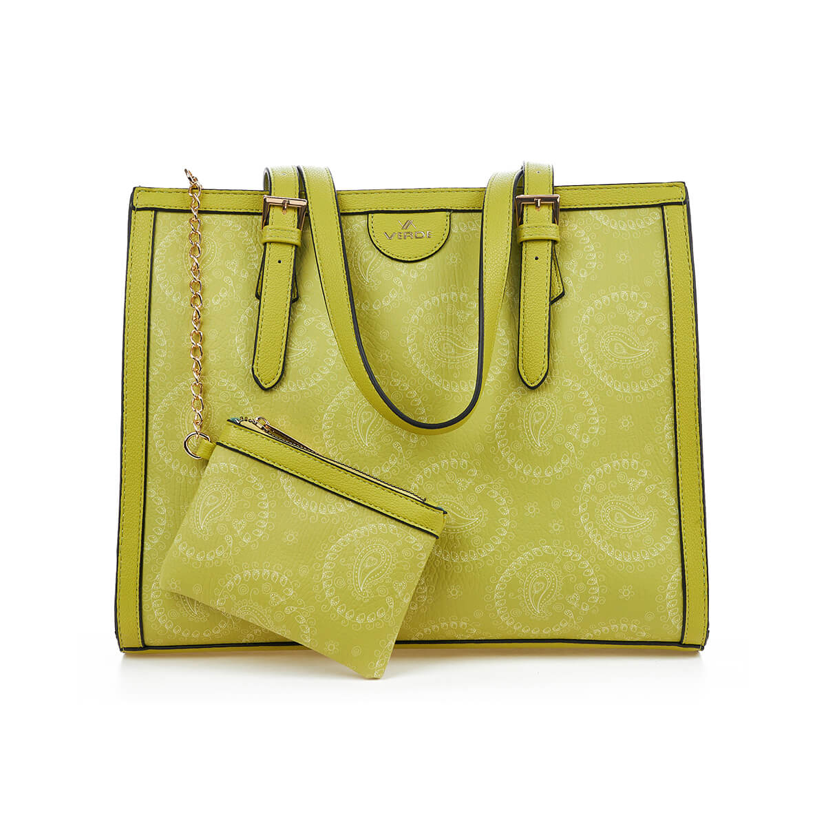 Verde Γυναικεία Τσάντα Ώμου 16-7273 Λάιμ