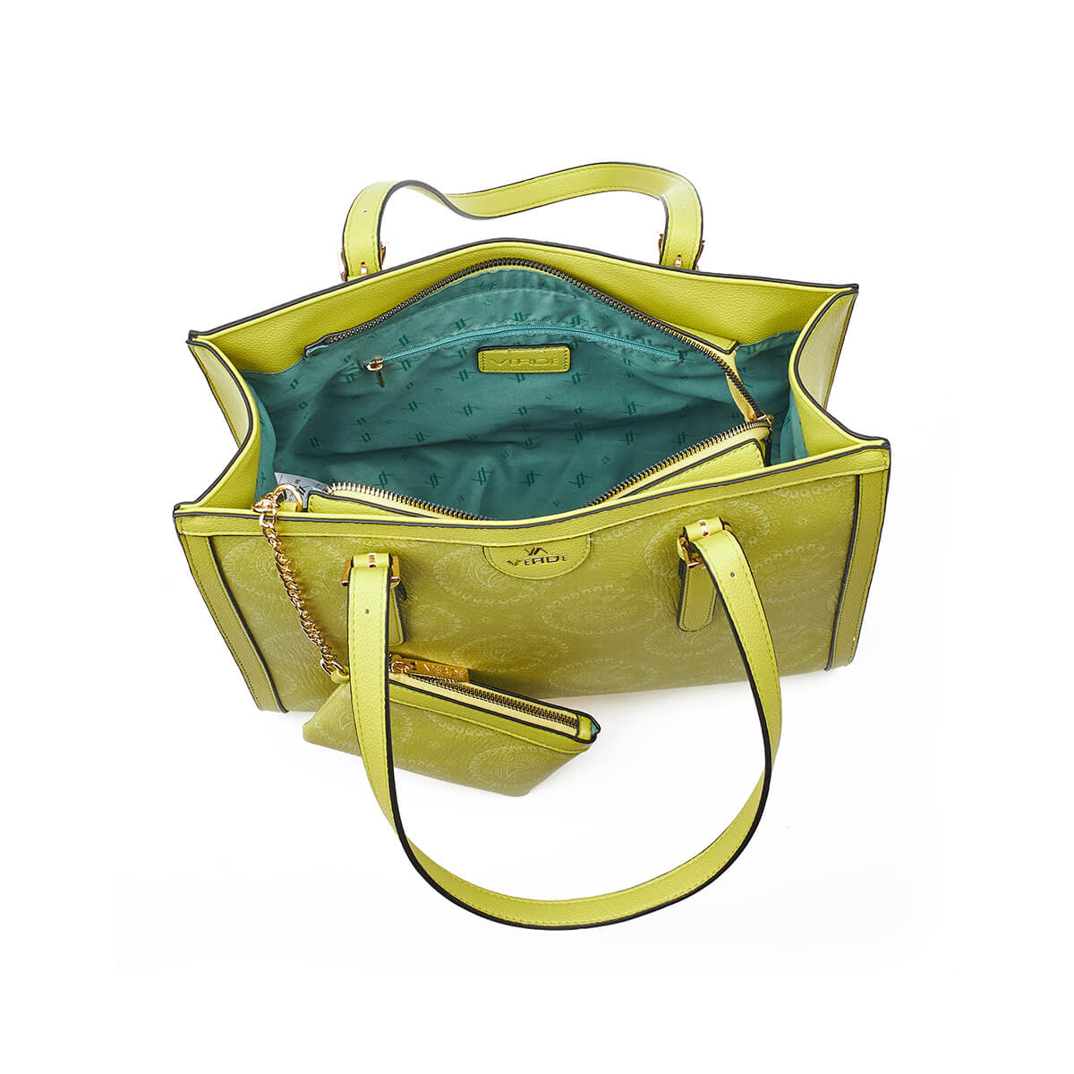 Verde Γυναικεία Τσάντα Ώμου 16-7273 Λάιμ