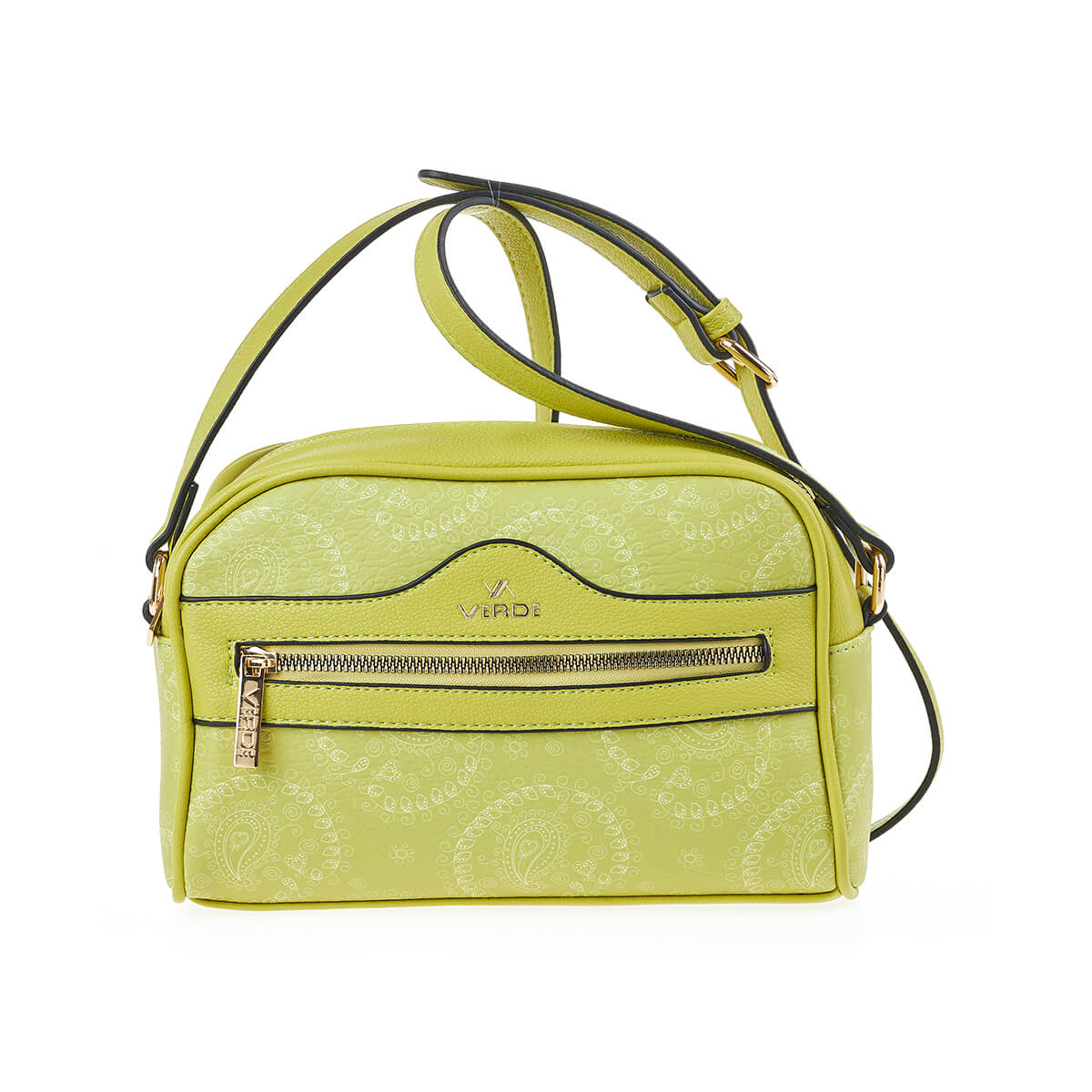 Verde Γυναικεία Τσάντα Χιαστί 16-7275 Λάιμ