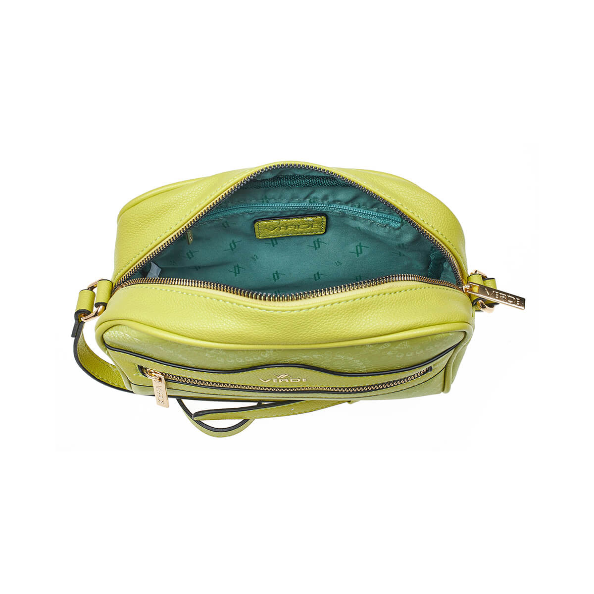 Verde Γυναικεία Τσάντα Χιαστί 16-7275 Λάιμ