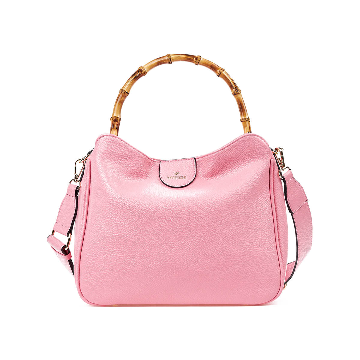 Verde Γυναικεία Τσάντα Χειρός-΄Ώμου 16-7282 Ροζ