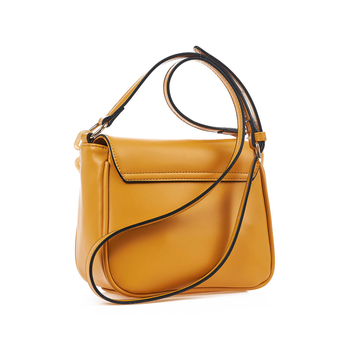 Verde Γυναικεία Τσάντα Χιαστί 16-7283 Κίτρινο