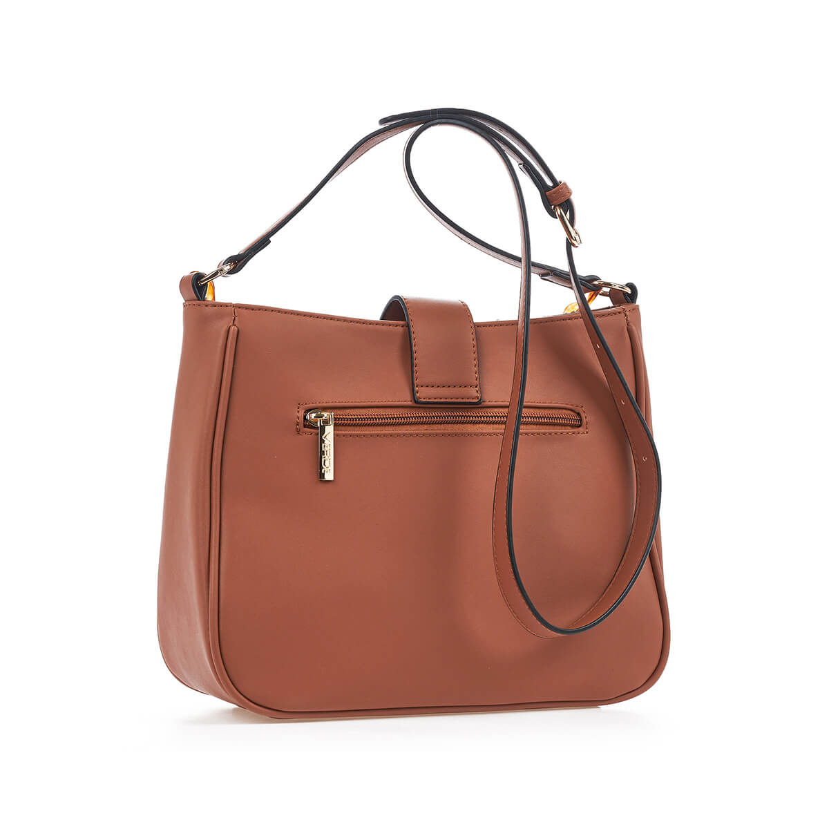 Verde Γυναικεία Τσάντα Χιαστί 16-7284 Καφέ