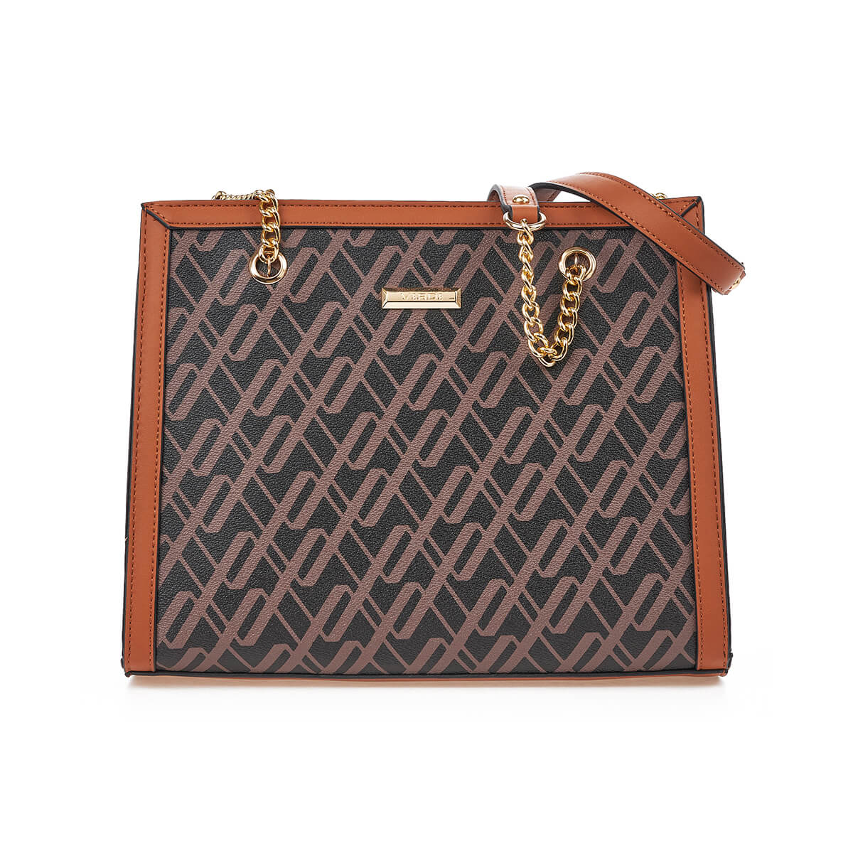 Verde Γυναικεία Τσάντα Ώμου 16-7289 Καφέ