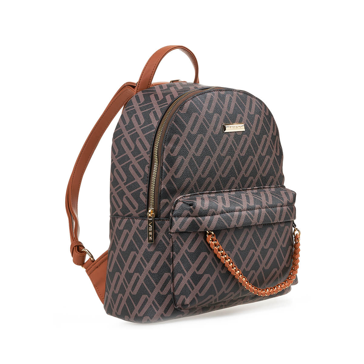 Verde Γυναικείο Σακίδιο Πλάτης 16-7290 Καφέ