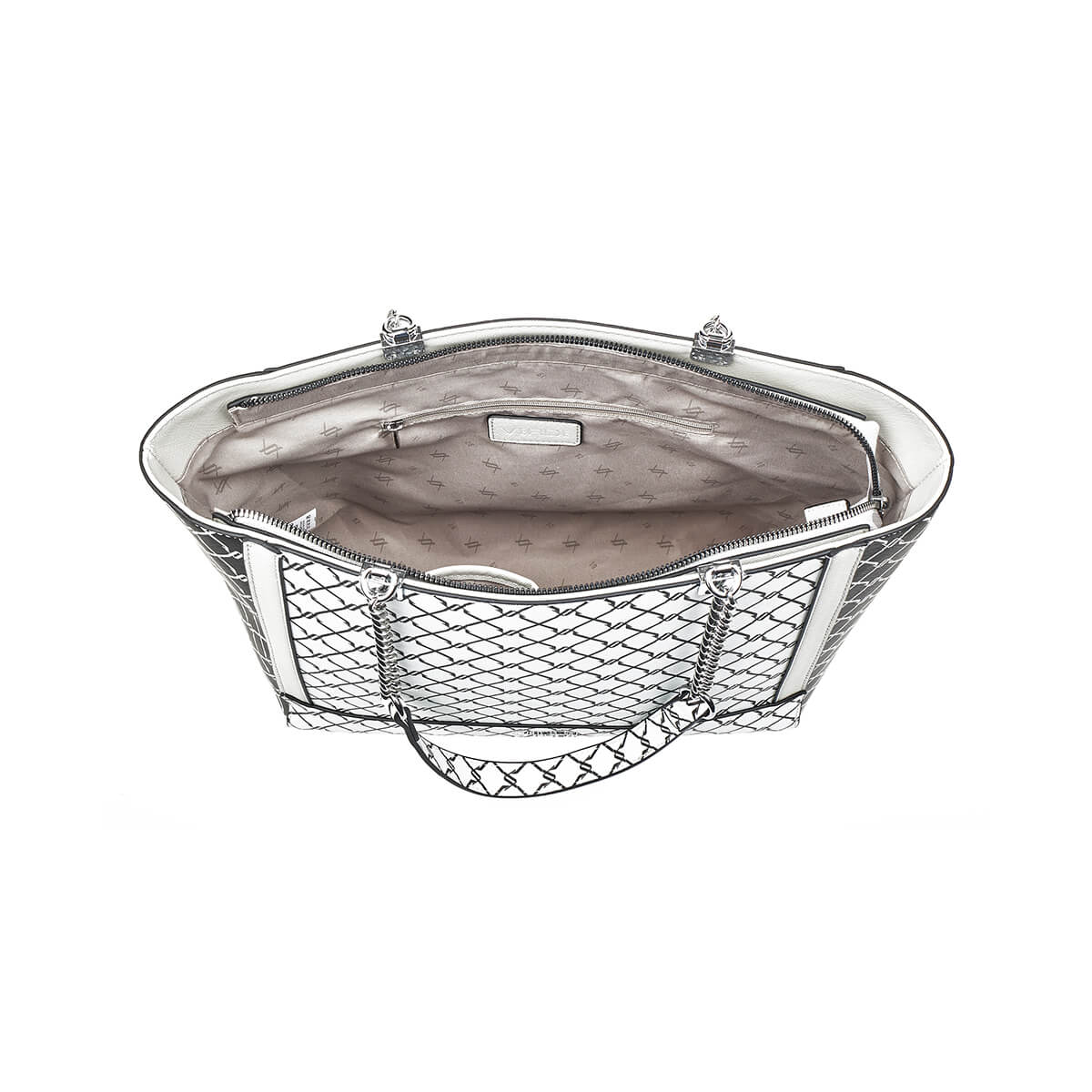 Verde Γυναικεία Τσάντα Ώμου 16-7291 Εκρού