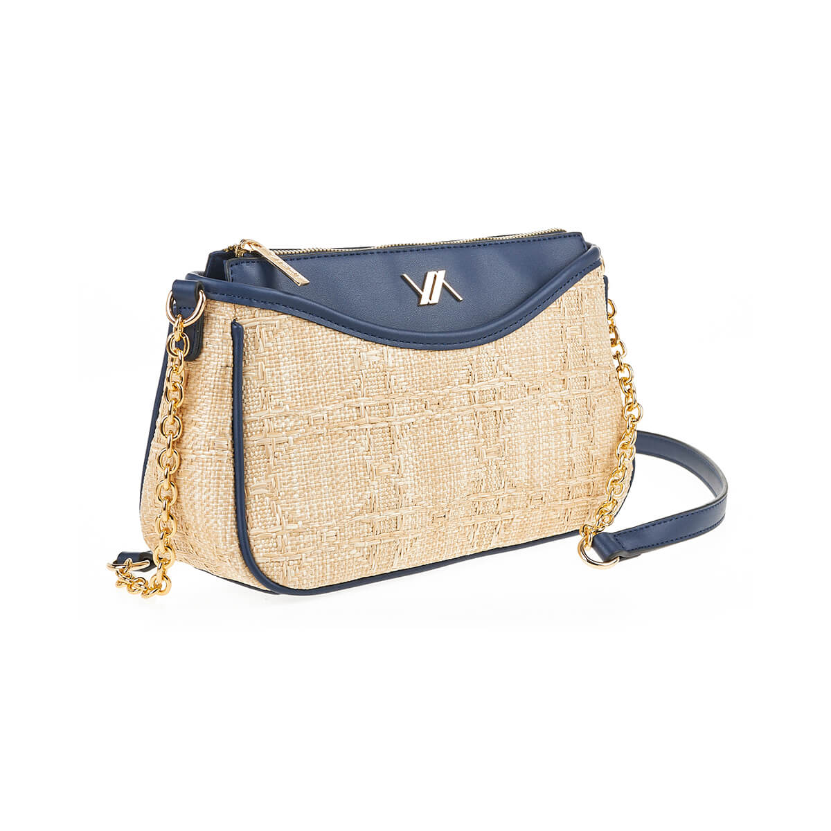 Verde Γυναικεία Τσάντα Ώμου 16-7294 Μπλε