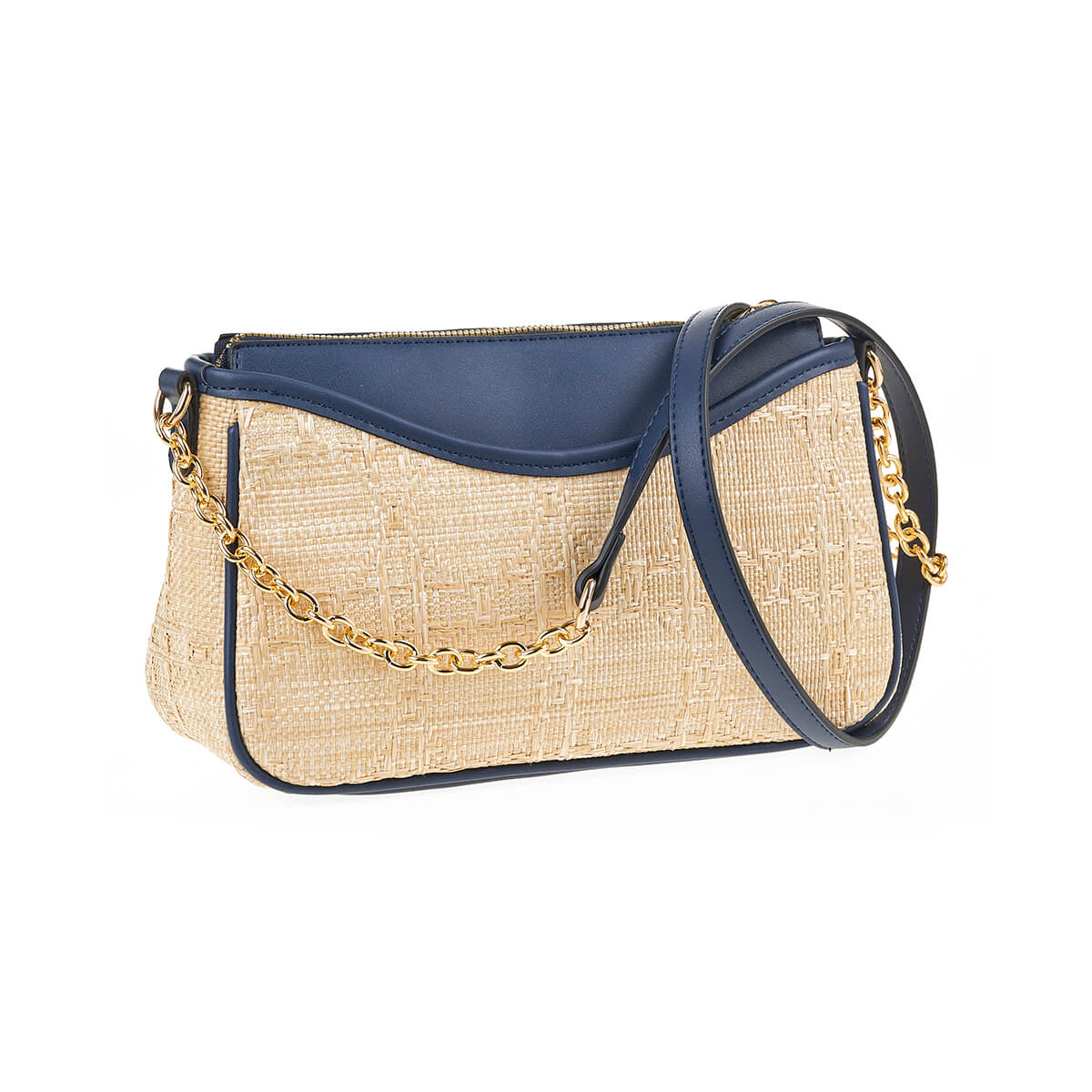 Verde Γυναικεία Τσάντα Ώμου 16-7294 Μπλε