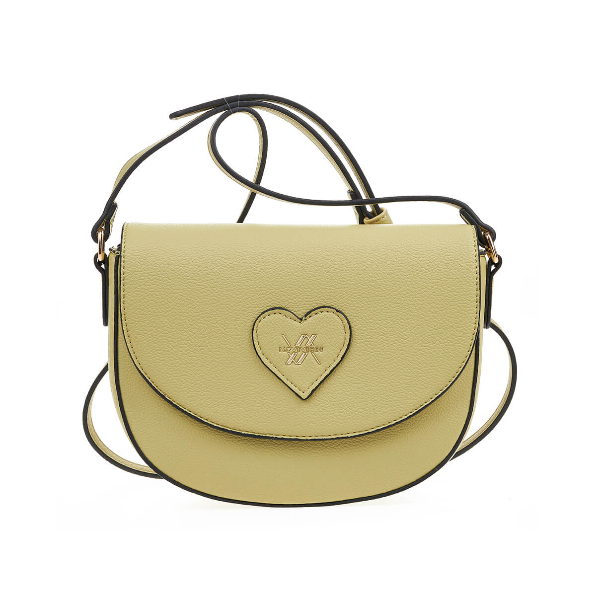 Verde Γυναικεία Τσάντα Χιαστί 16-7301 Λάιμ