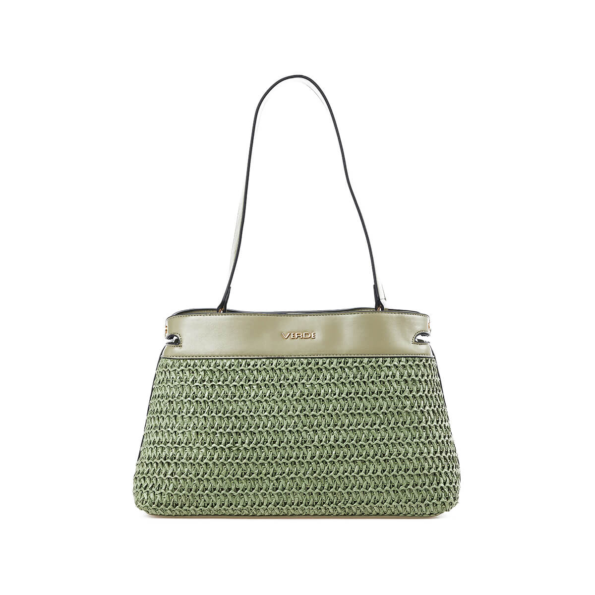 Verde Γυναικεία Τσάντα Ώμου 16-7306 Χακί