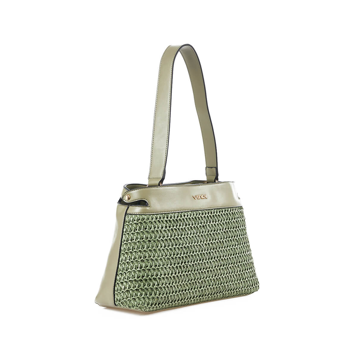 Verde Γυναικεία Τσάντα Ώμου 16-7306 Χακί