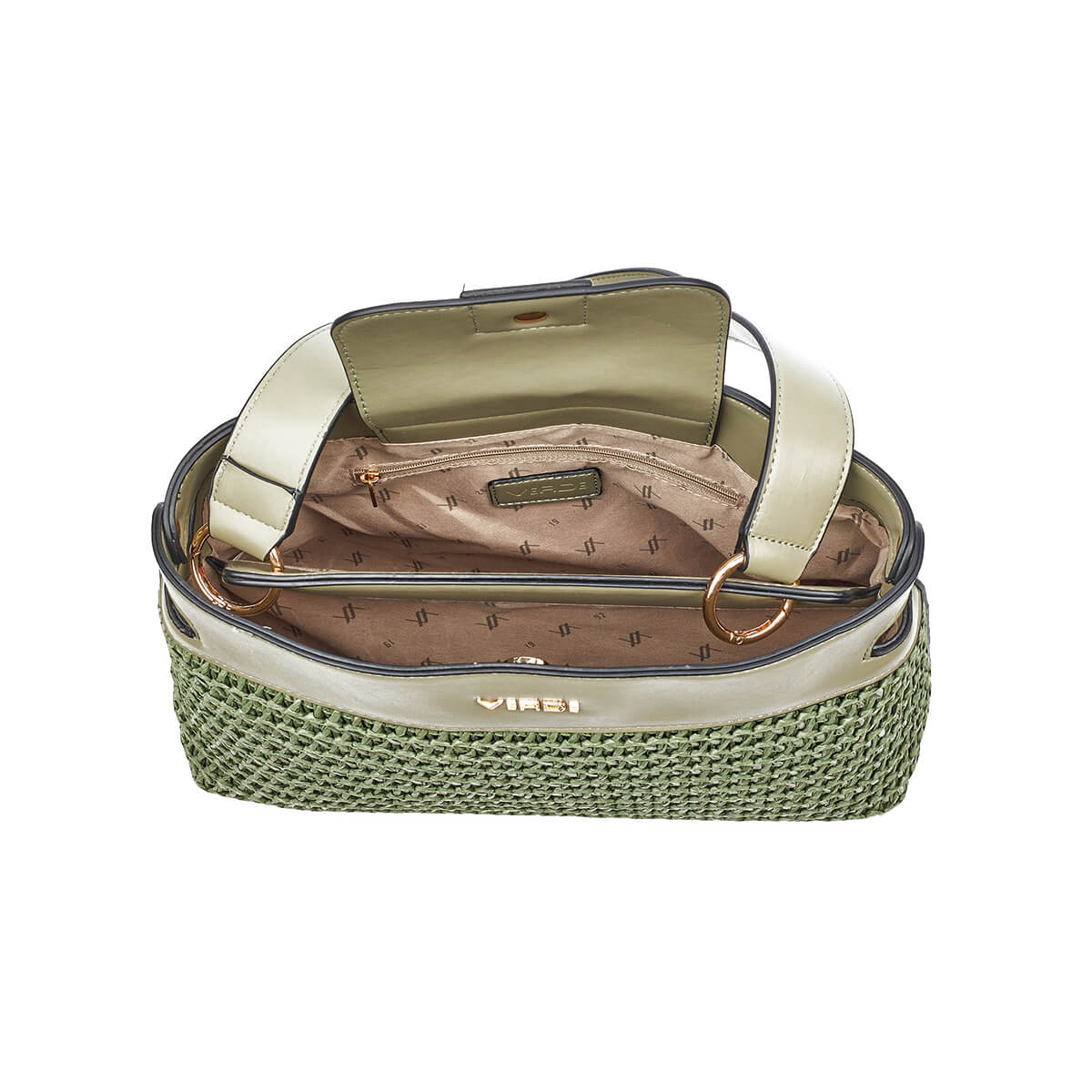 Verde Γυναικεία Τσάντα Ώμου 16-7306 Χακί