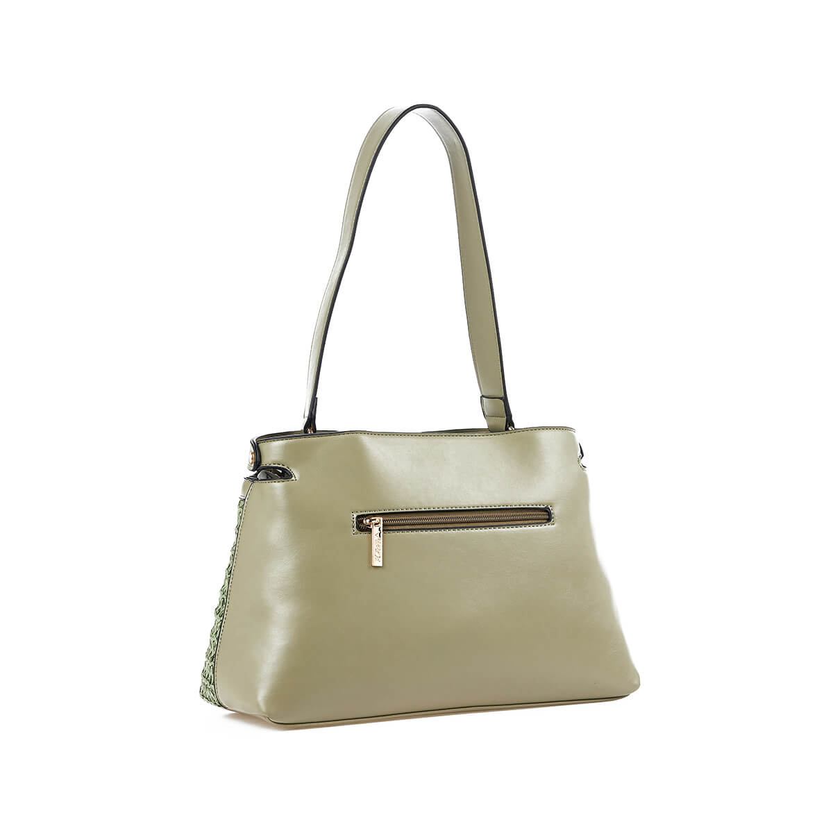 Verde Γυναικεία Τσάντα Ώμου 16-7306 Χακί