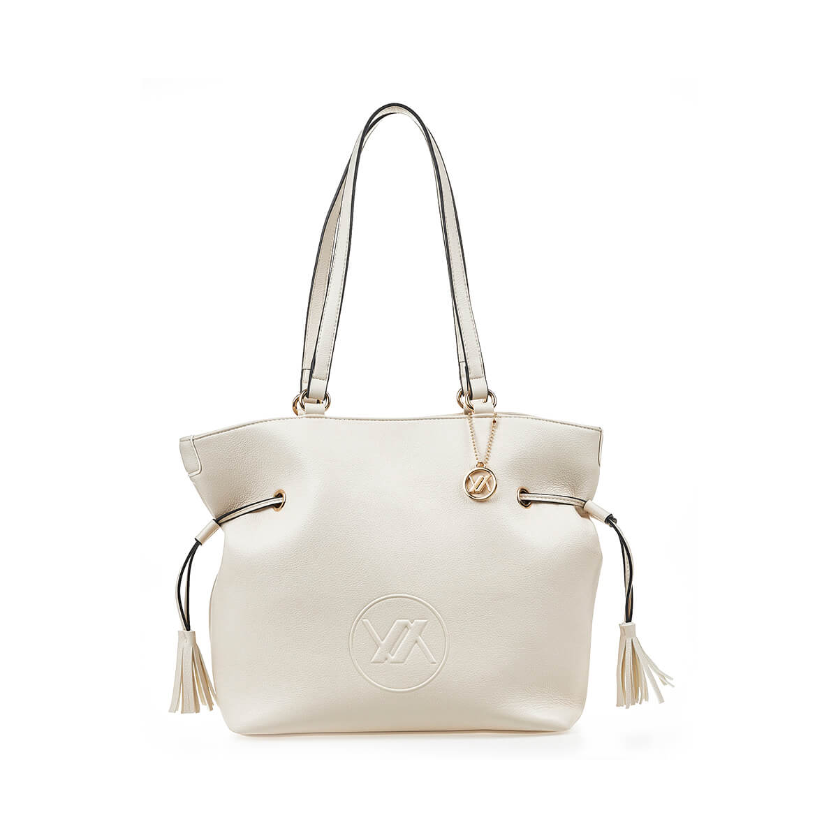 Verde Γυναικεία Τσάντα Ώμου 16-7311 Εκρού