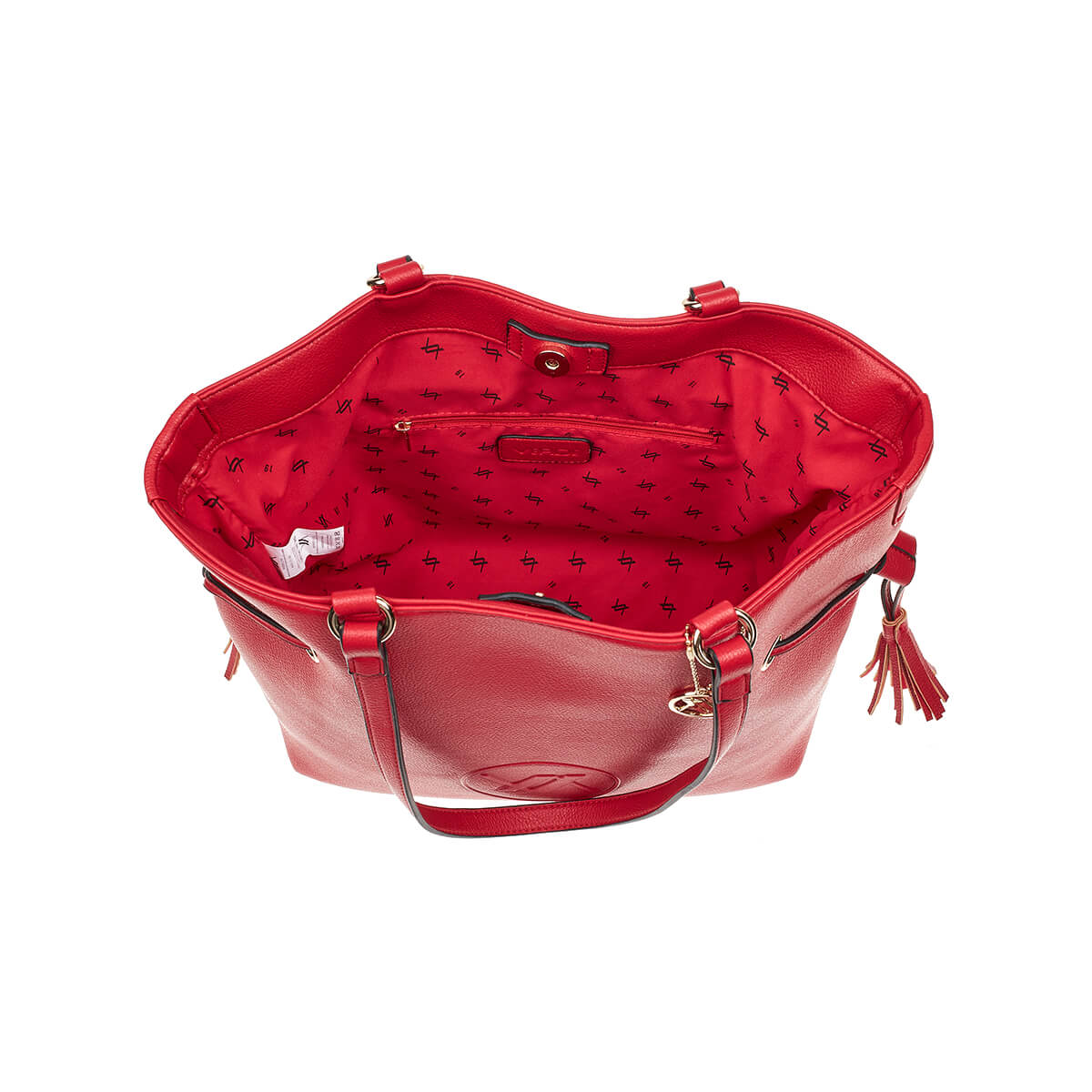 Verde Γυναικεία Τσάντα Ώμου 16-7311 Κόκκινο