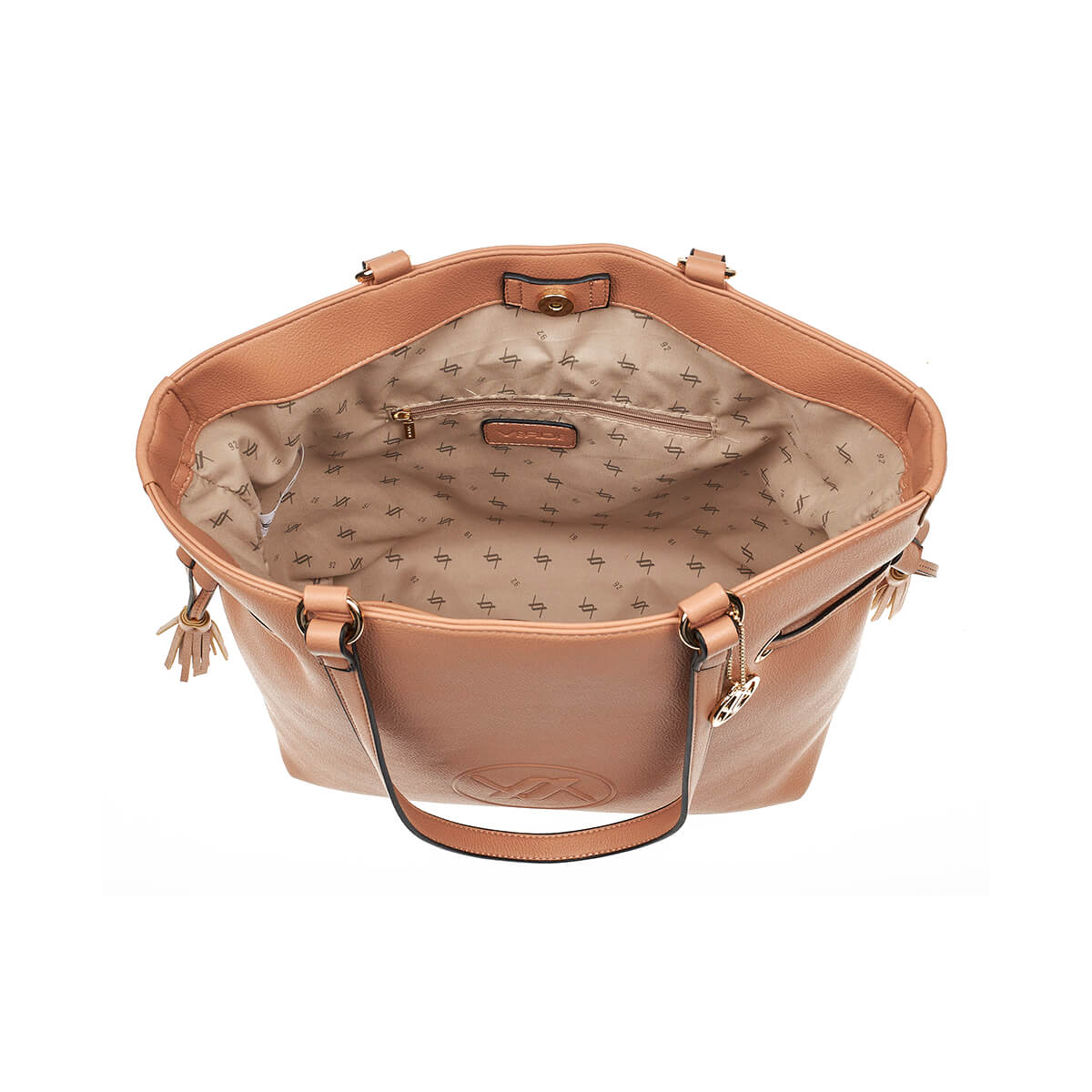 Verde Γυναικεία Τσάντα Ώμου 16-7311 Μπεζ