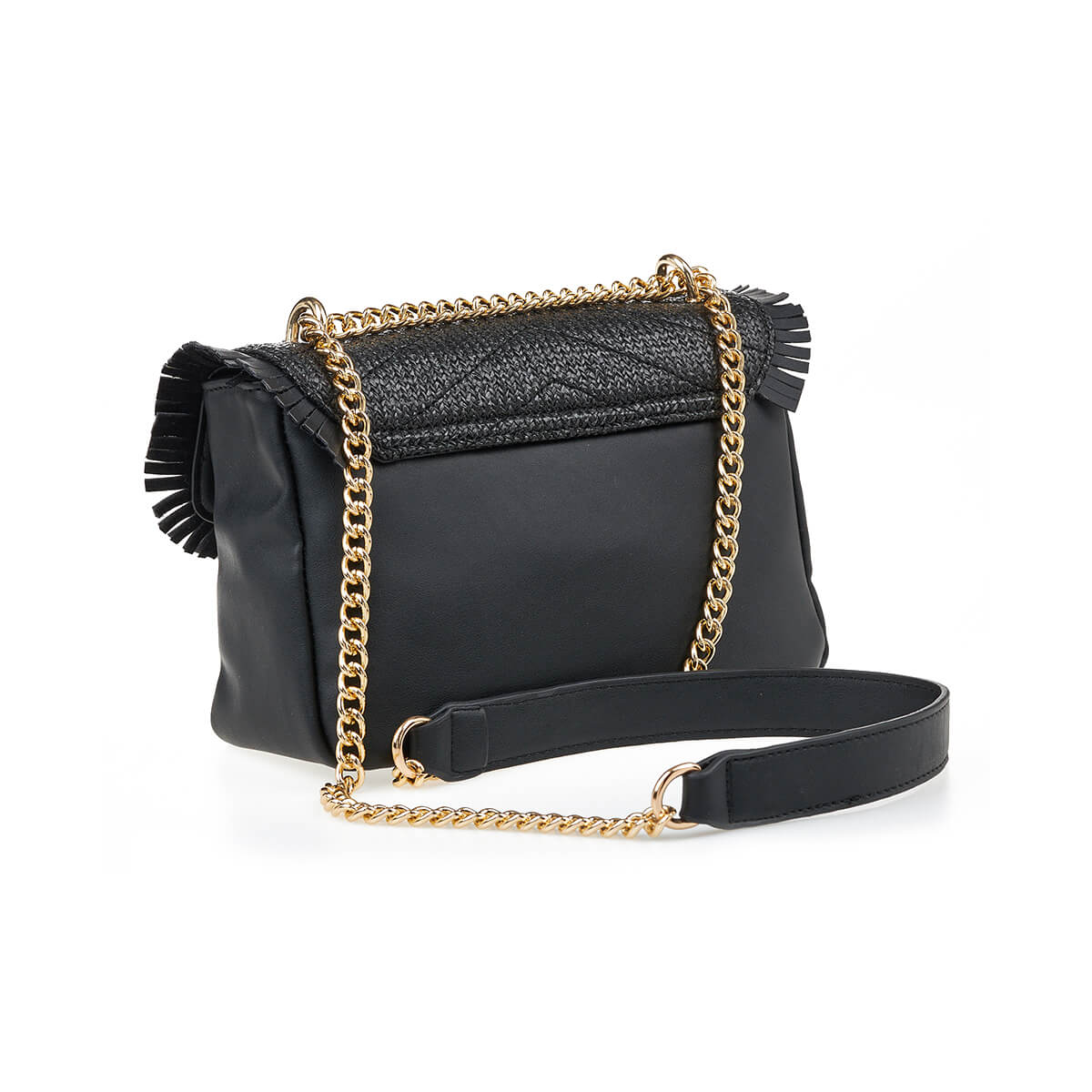 Verde Γυναικεία Τσάντα Ώμου 16-7313 Μαύρο