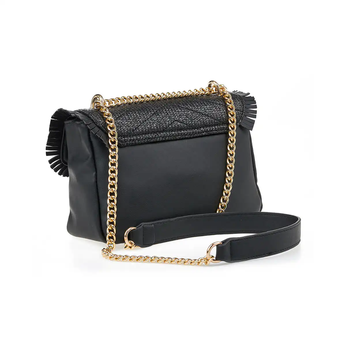 Verde Γυναικεία Τσάντα Ώμου 16-7313 Μαύρο