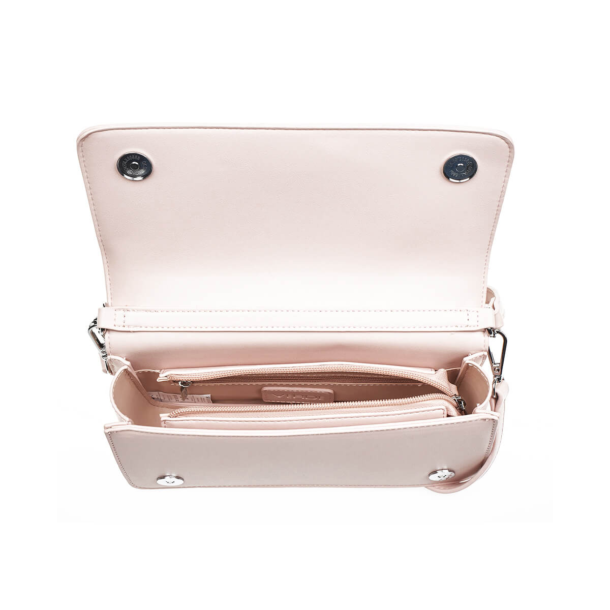 Verde Γυναικεία Τσάντα Χιαστί 16-7323 Ροζ