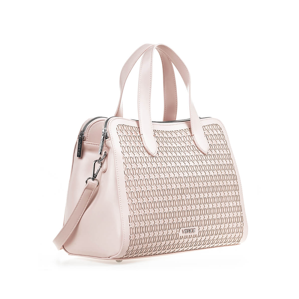 Verde Γυναικεία Τσάντα Χειρός-΄Ώμου 16-7324 Ροζ