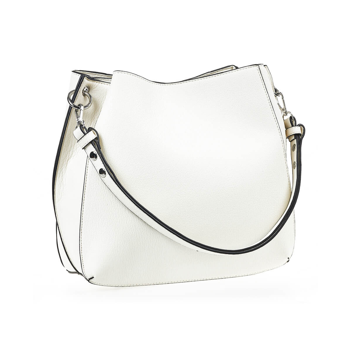 Verde Γυναικεία Τσάντα Ώμου 16-7326 Εκρού