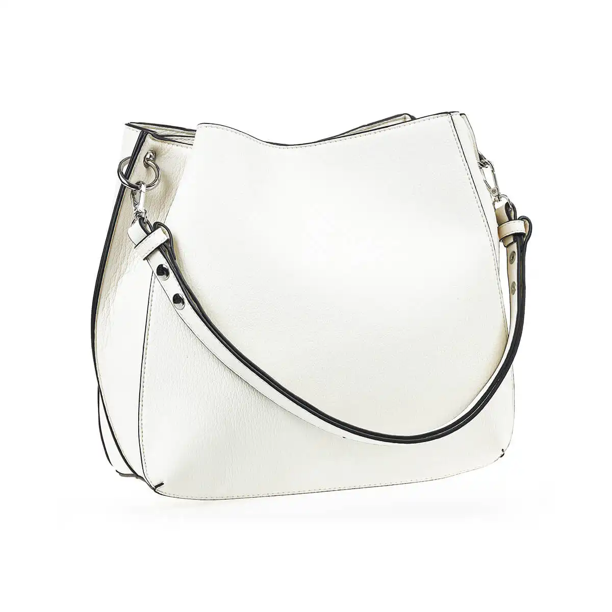 Verde Γυναικεία Τσάντα Ώμου 16-7326 Εκρού