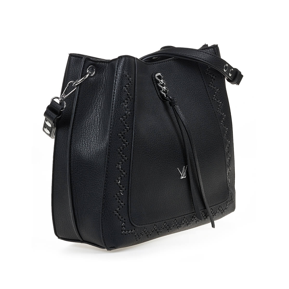 Verde Γυναικεία Τσάντα Ώμου 16-7326 Μαύρο