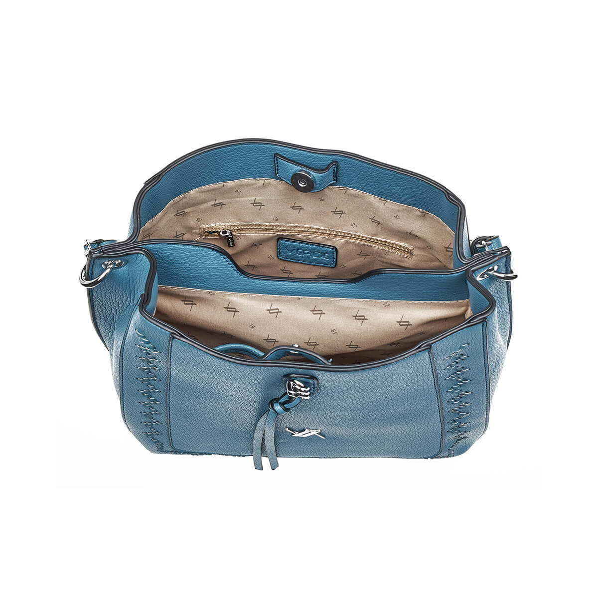 Verde Γυναικεία Τσάντα Ώμου 16-7326 Μπλε