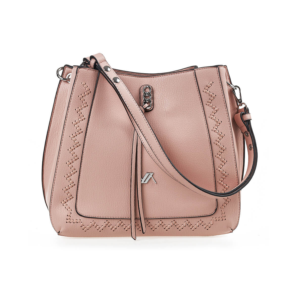 Verde Γυναικεία Τσάντα Ώμου 16-7326 Ροζ