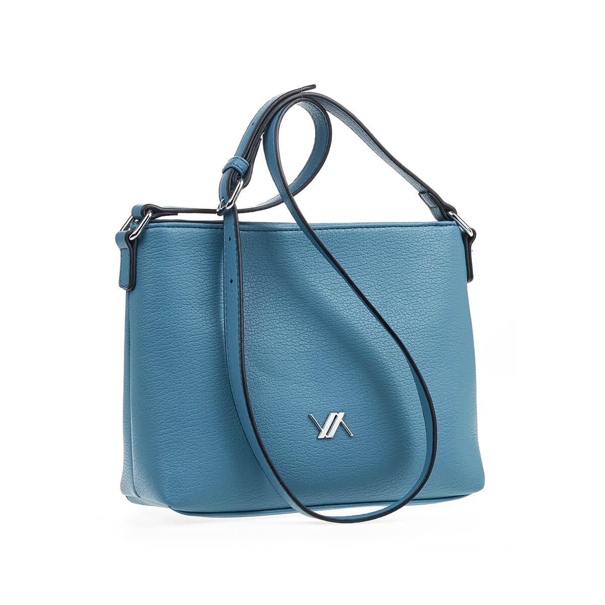 Verde Γυναικεία Τσάντα Χιαστί 16-7327 Μπλε