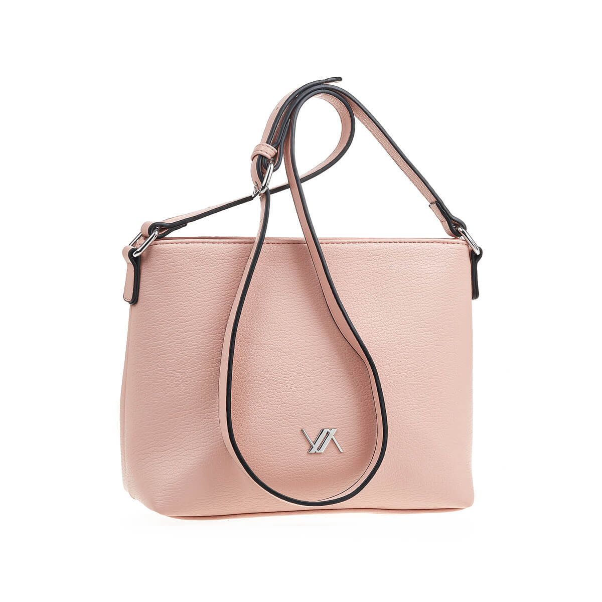 Verde Γυναικεία Τσάντα Χιαστί 16-7327 Ροζ