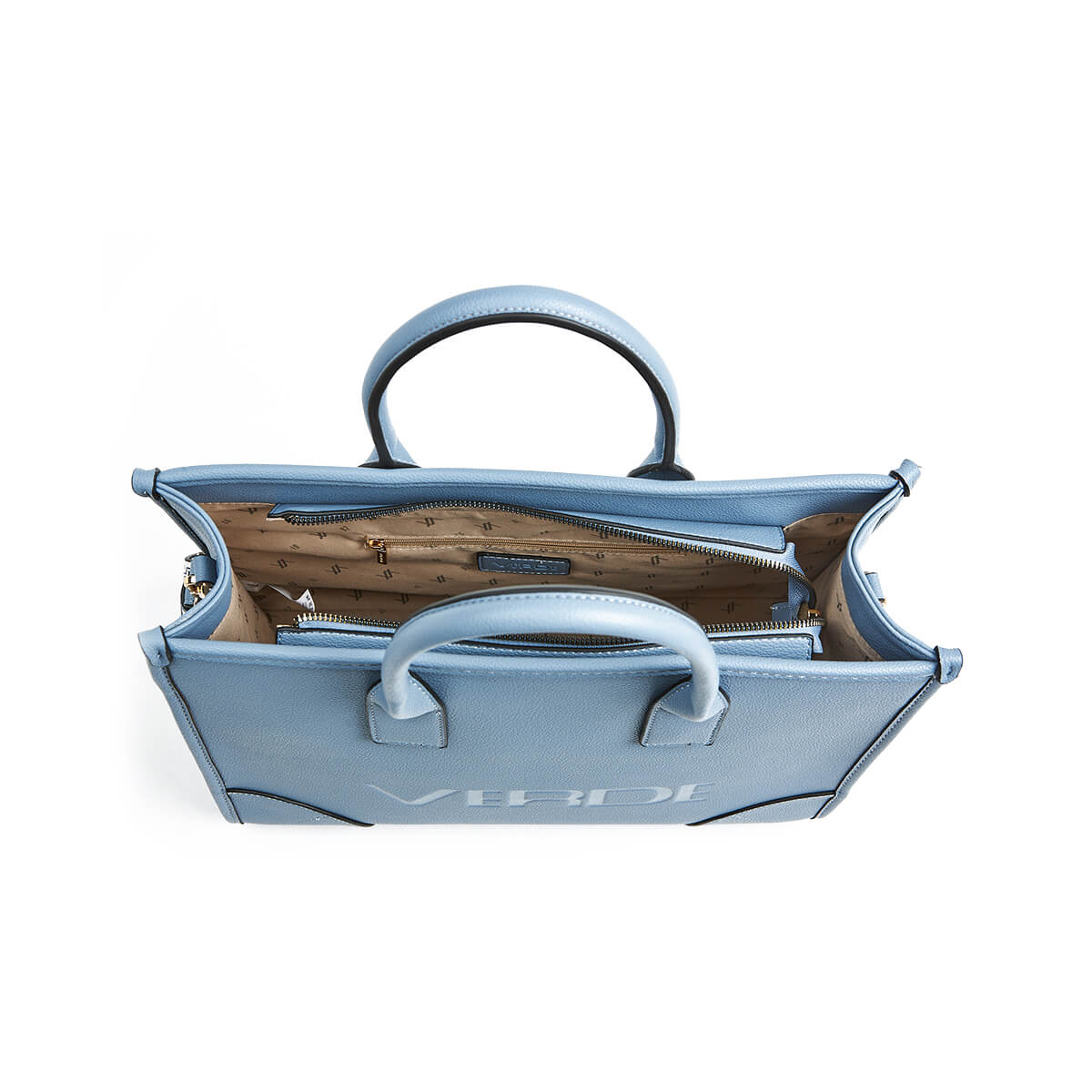 Verde Γυναικεία Τσάντα Χειρός-΄Ώμου 16-7335 Γαλάζιο