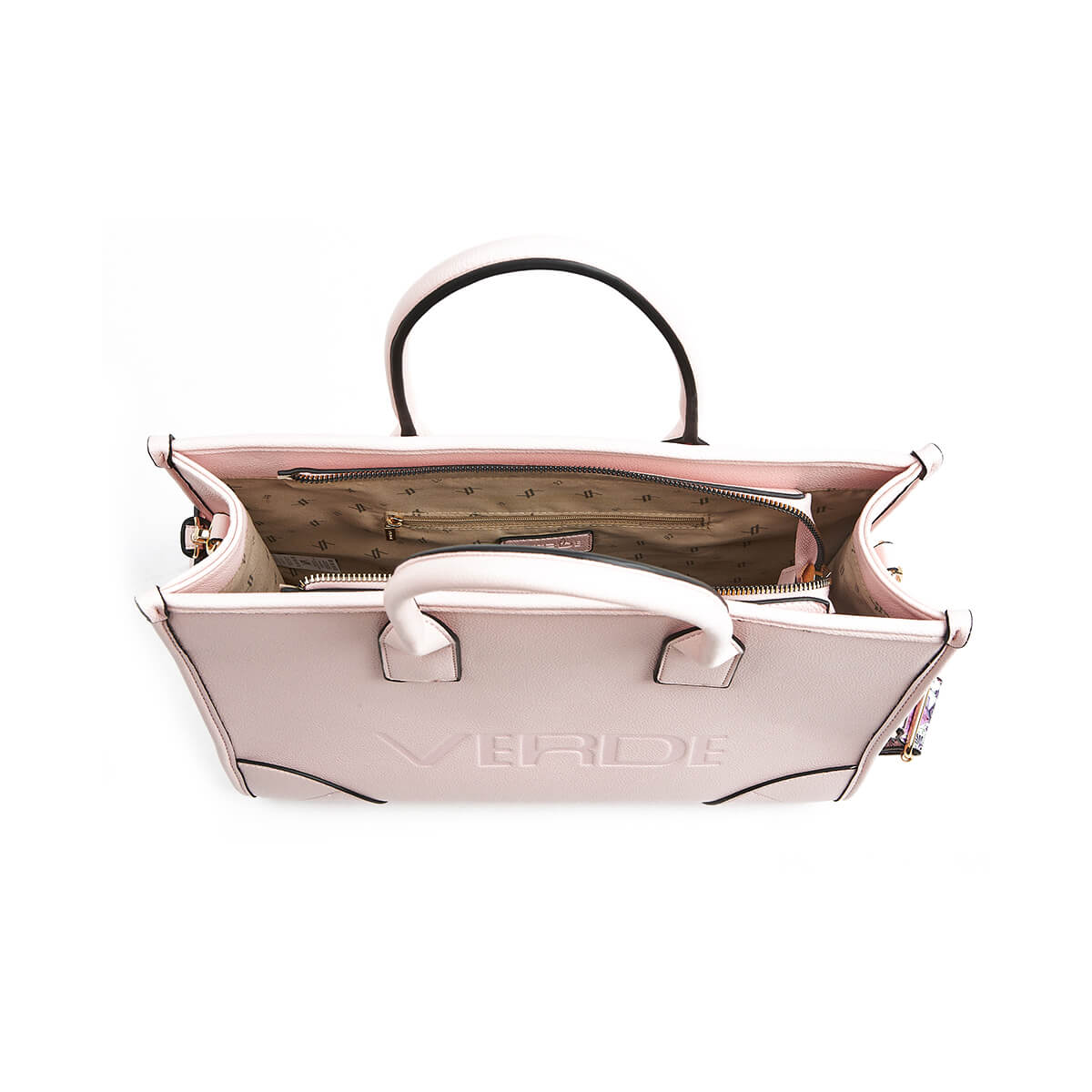 Verde Γυναικεία Τσάντα Χειρός-΄Ώμου 16-7335 Ροζ