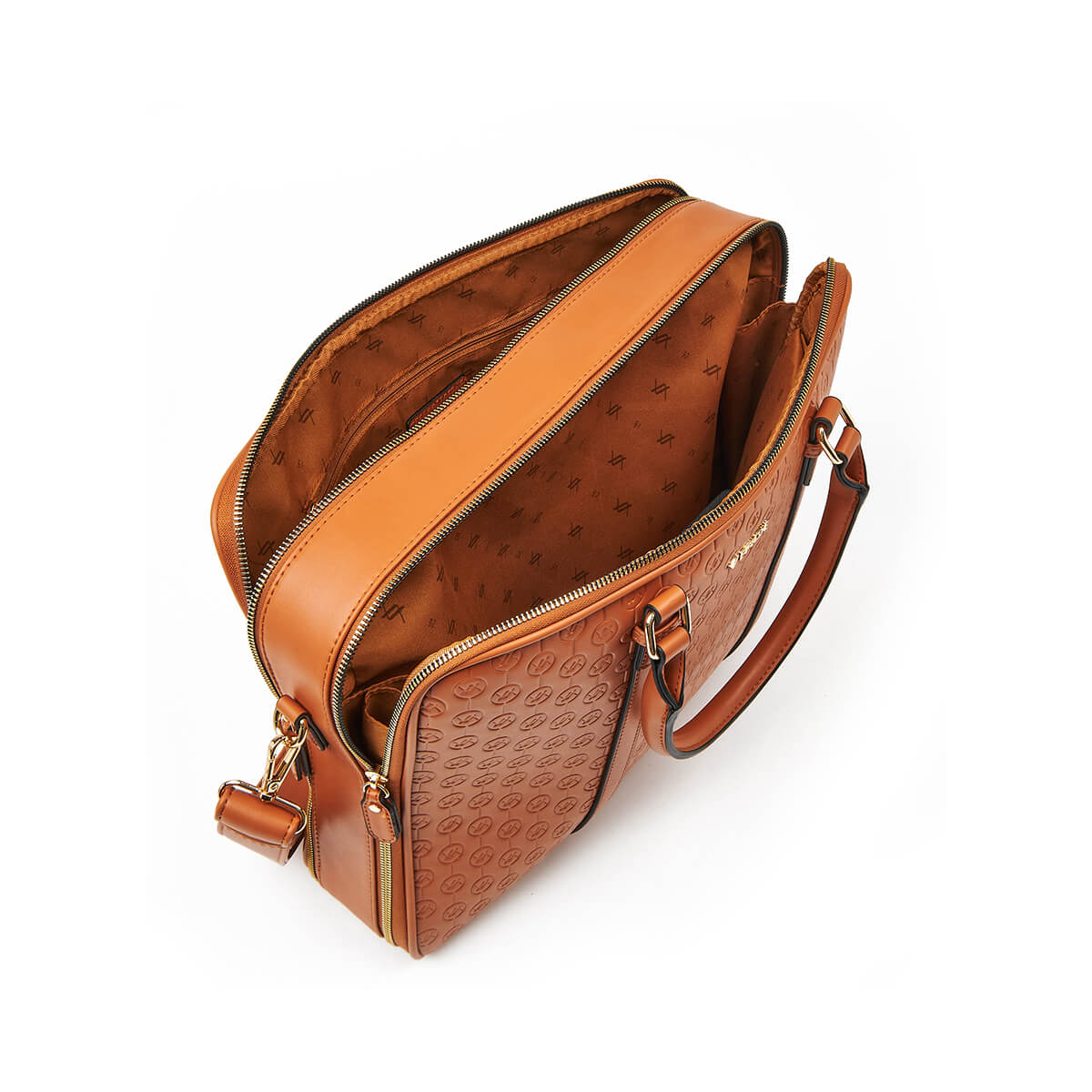 Verde Γυναικεία Τσάντα Χειρός-΄Ώμου 16-7339 Καμηλό