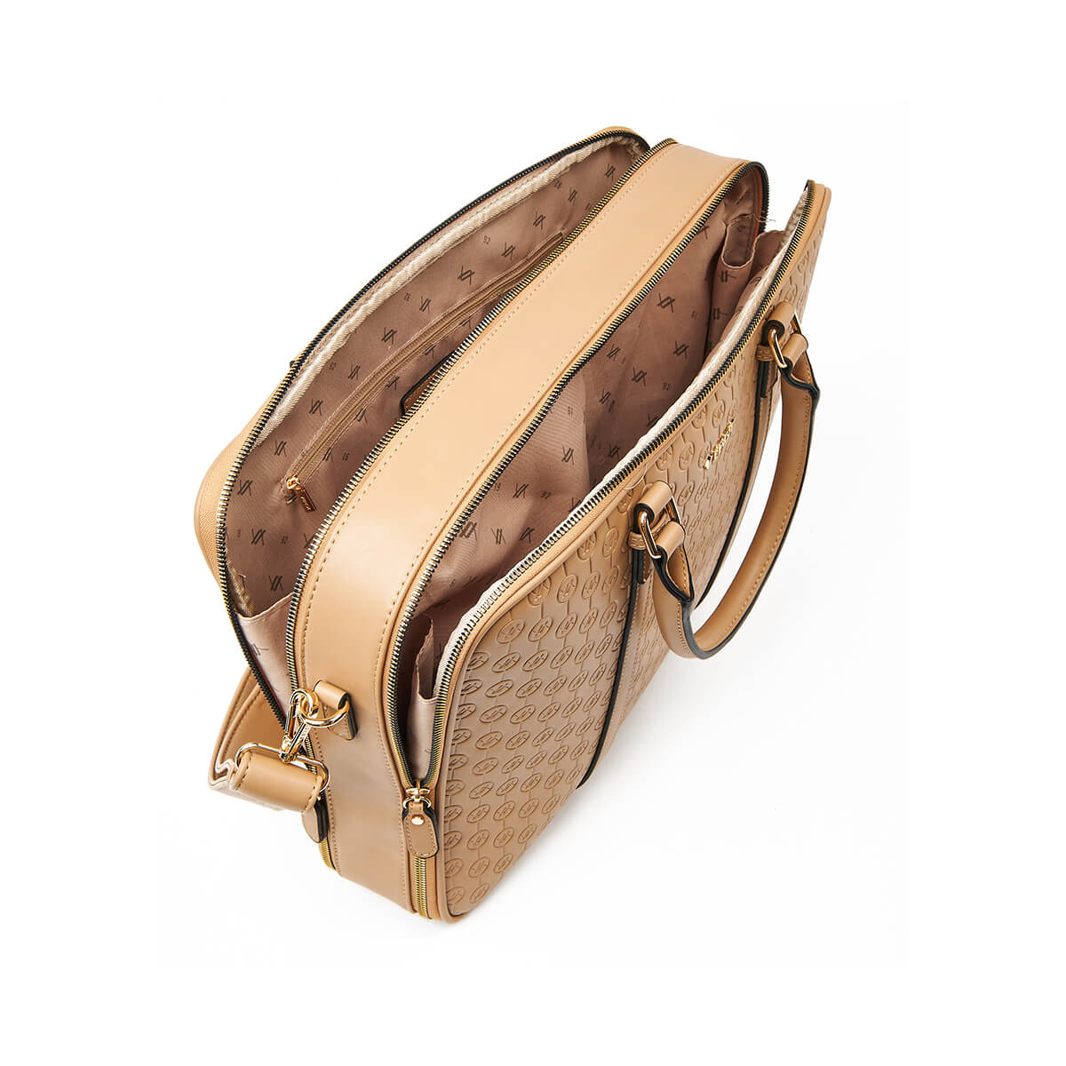 Verde Γυναικεία Τσάντα Χειρός-΄Ώμου 16-7339 Μπεζ