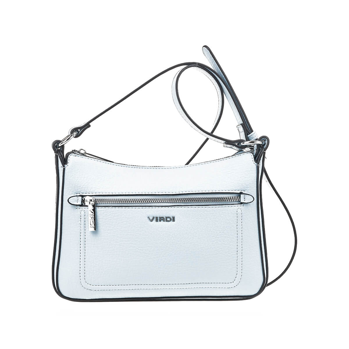 Verde Γυναικεία Τσάντα Χιαστί 16-7341 Γαλάζιο