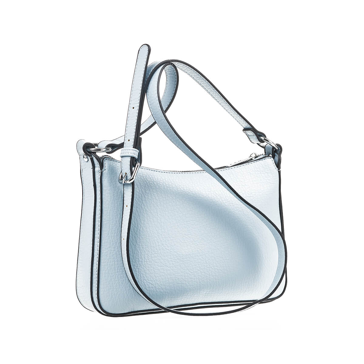 Verde Γυναικεία Τσάντα Χιαστί 16-7341 Γαλάζιο